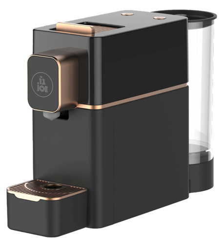 מכונת קפה קפסולות דלוקס שחורה